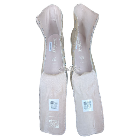 Converse Chuck 70 De Luxe Heel Genuine Calf Pony Hair Platform Sneaker 10.5 NEW - Picture 11 of 12